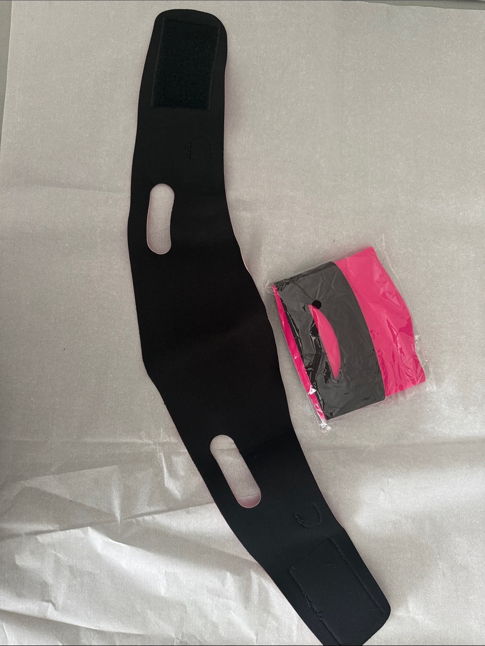 The Slimming Strap Hot Pink Neoprene Chin Wrap - Picture 4 of 5